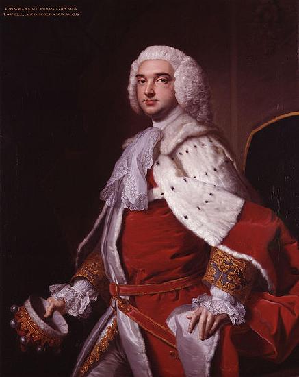Thomas Hudson Portrait of John Perceval France oil painting art